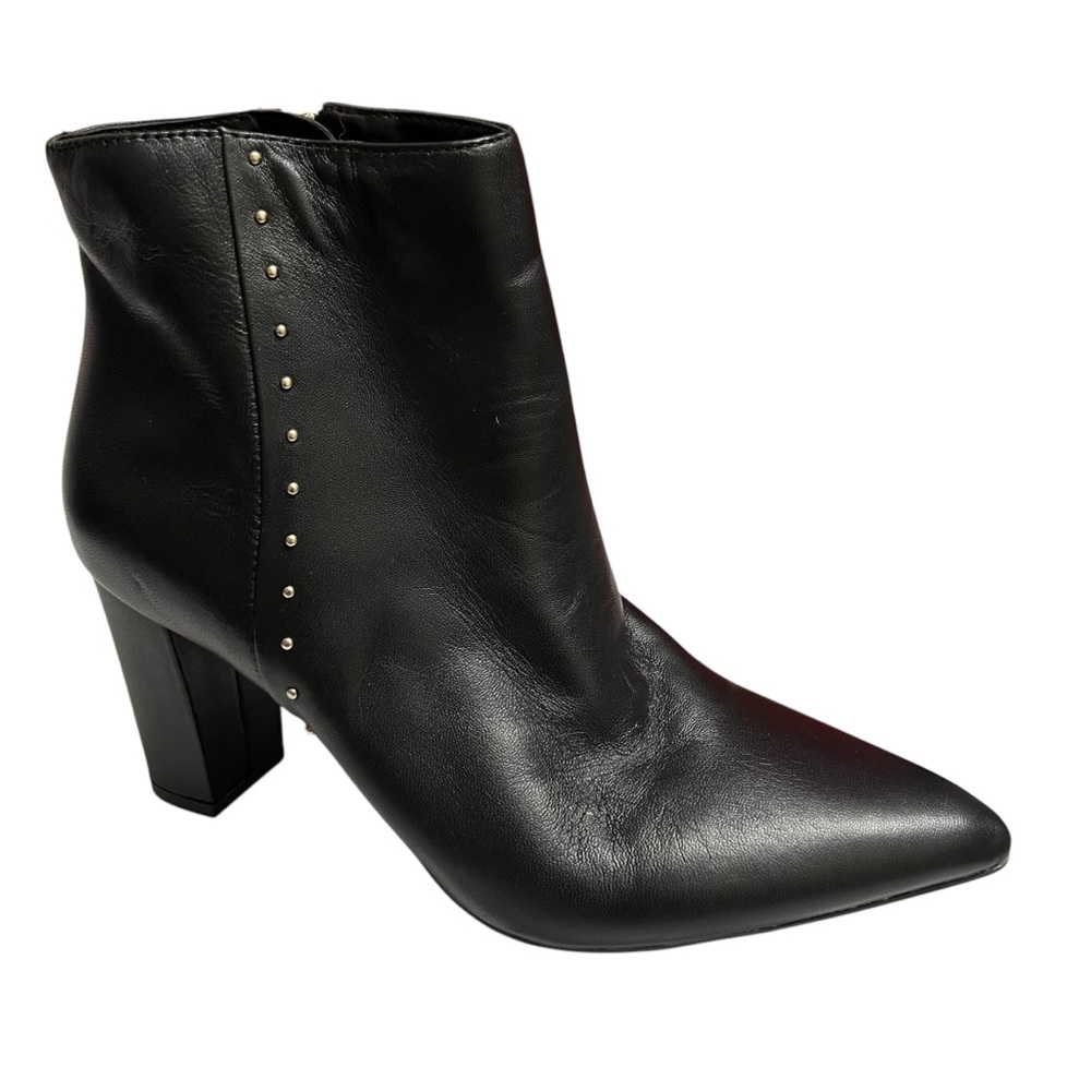 Bandolino Black Ankle Boots with Stud Detail - Picture 2 of 10